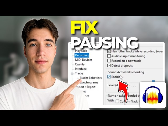 How To Fix Audacity Pausing While Recording | Tutorial 2026