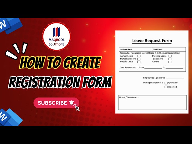 Sample Leave Application Form