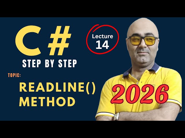 C# ReadLine method – Beginner Friendly Tutorial –  Csharp programming 2026