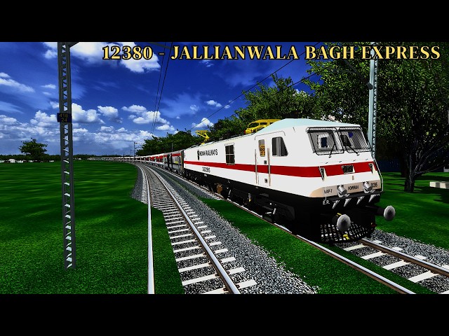 🚄 Final Run! 12380 Jallianwala Bagh Express 💨 Ambala ➜ Old Delhi at 130 km/h 🏁 | 🇮🇳🔥