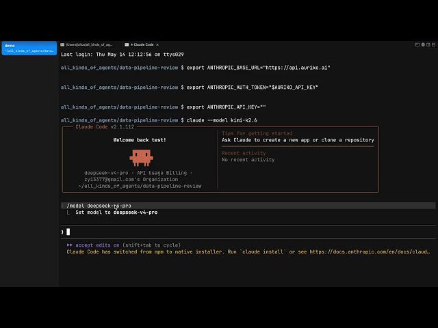 Use Open-Source Models in Claude Code in 30 Seconds | Lower Inference Costs