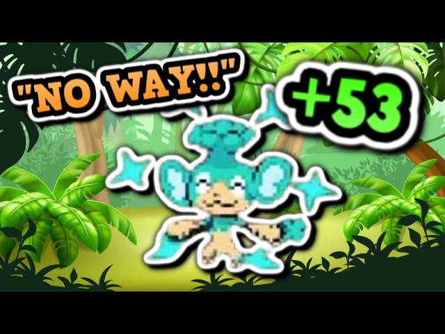 RARE Shiny Panpour On Iron Man @14K Encounters - PokeMMO Shiny React
