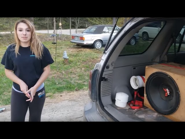 Ported vs Sealed Enclosure Subwoofer Box Test with Decibel Meter Using My Daughters Bass Car
