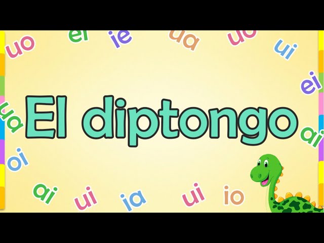 El diptongo