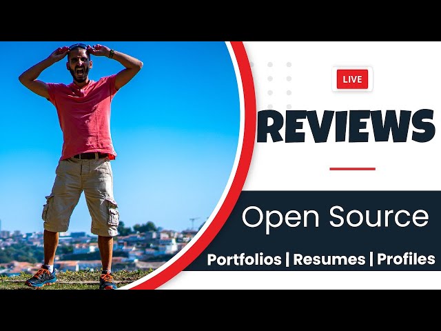 Reviewing your OpenSource GitHub projects and resumes, portfolios, profiles