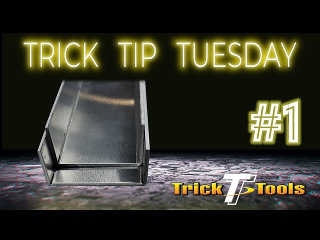 Trick Tip Tuesday #1 - A Simple Sheet Metal Brake Technique - Trick-Tools.com