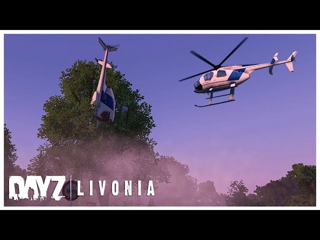FUNNY HELICOPTER FAIL - DAYZ Livonia Expansion Mod | Gameplay | DayOne Servers | PC