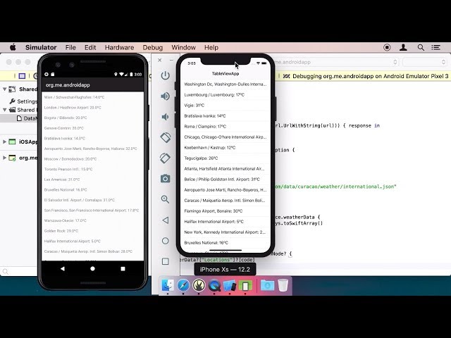 Sharing Code between iOS and Android
