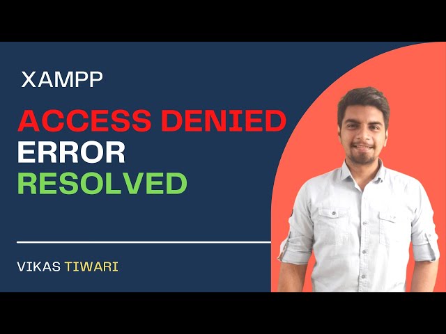 PhpMyAdmin Access Denied Error Resolved | Xampp