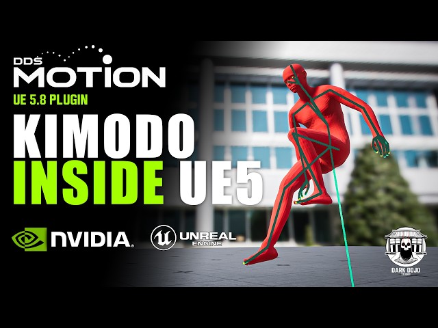 Text to Animation Running Local in UE 5.8 | DDS Motion + NVIDIA Kimodo