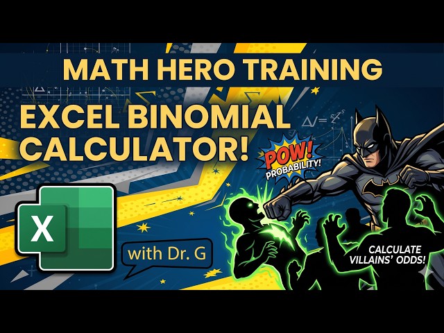 How to Build a Binomial Calculator in Excel | Step-by-Step Statistics