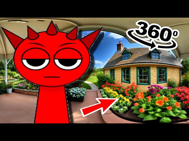 Find Raddy Incredibox Sprunki  in 360° VR  Animation