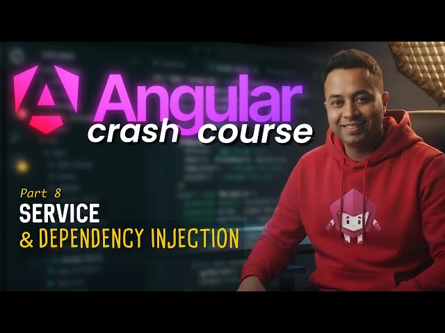 Angular crash course | 2026  🔥 - Part 8 | Service & Dependency Injection