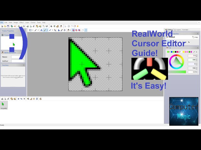 Cursor Creation Guide in RealWorld Cursor Editor (Windows Only)