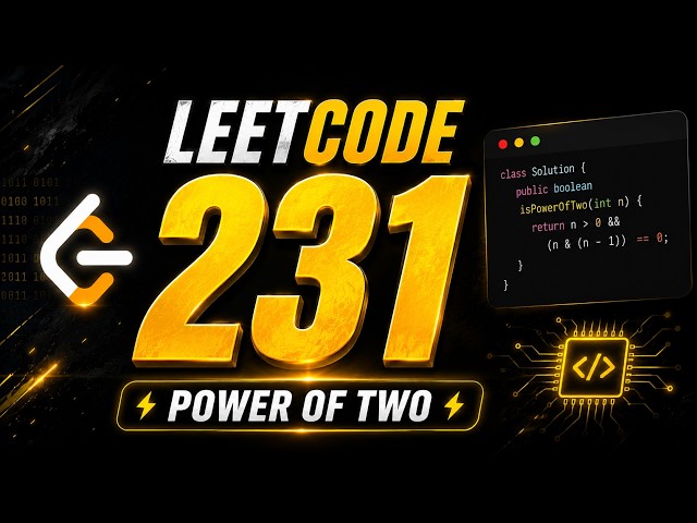 LeetCode 231 | Power of Two | One Simple Bitwise Trick