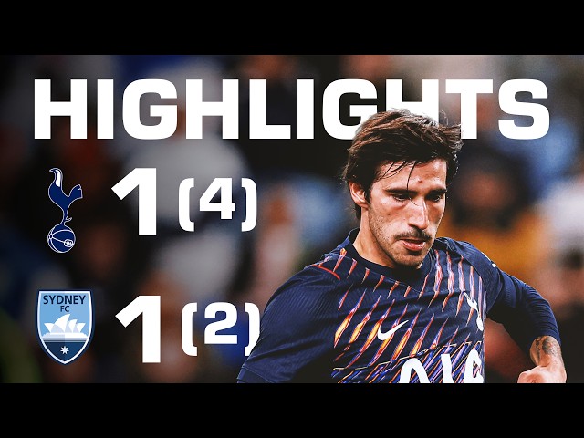 Tottenham Hotspur 1-1 Sydney FC | Highlights | Sydney Super Cup