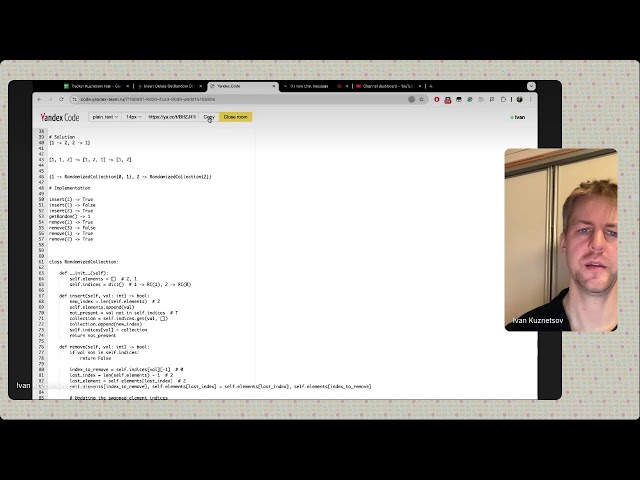 LC 381 Insert Delete GetRandom — Daily Live Coding Interview Practice — Thinking Aloud, No Rehearsal