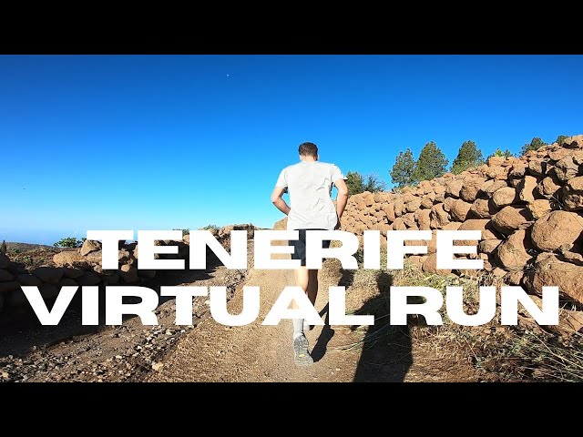 Virtual Running Video For Treadmill | Trail Running Adventure in Tenerife