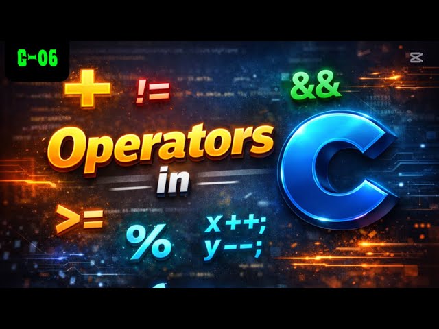 Beginner C #6: Operators