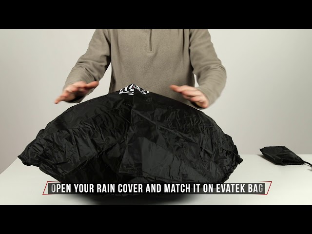 Rain Cover on Evatek handpan bag -  Hardcase Technologies Official Tutorial