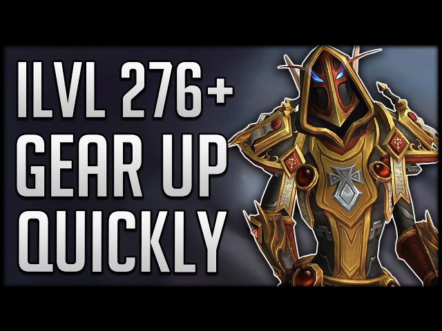 How To Gear Up ILVL 276+ ALL BY YOURSELF - No Group Content Needed!