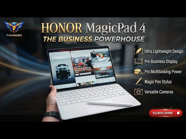 The Most Powerful iPad Alternative in 2026! 🔥 My Total Shock at the Honor MagicPad 4