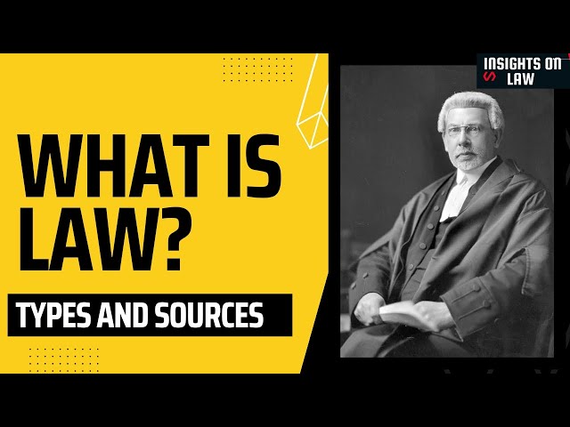 What is Law? Types and Sources | Legal Language | Animation | Insights on Law