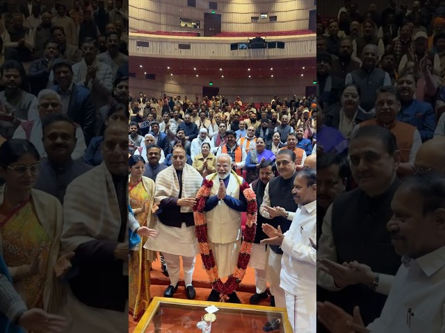 At the NDA Parliamentary Party Meet this morning!