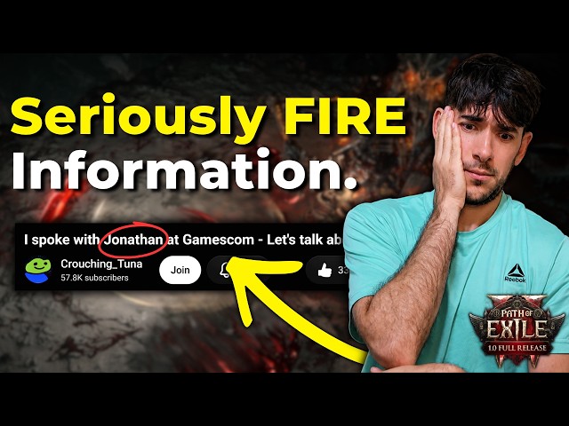 NEW Path of Exile 2 Jonathan Chat is PACKED w/ Info!
