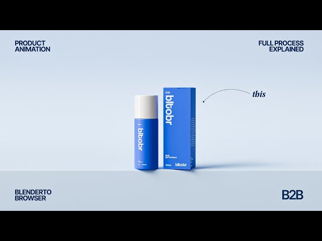 Product Animation under 13 min Blender. texturing, lighting. Product visualization | full tutorial.
