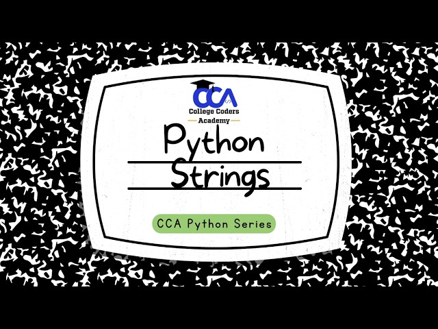 Python Strings Pt.1- String Basics