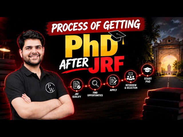 JRF Ke Baad PhD Kaise Kare? | Complete PhD Admission Process Explained