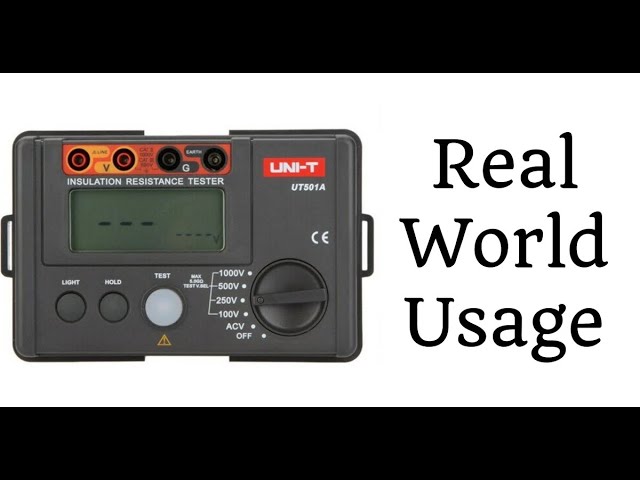 Insulation Resistance Tester - Real World Examples