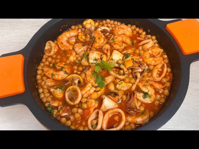 😀 Chickpeas in Marinara Sauce, a delicious recipe from grandma #SpanishCuisine #TraditionalCuisine