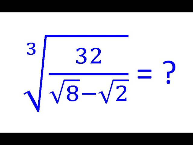Mastering Roots & Radicals: Simplifying a Complex Third Root Problem