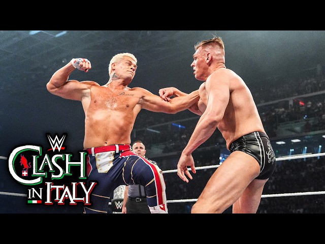 Cody Rhodes vs. Gunther | Undisputed WWE Championship Match: WWE Clash in Italy 2026 highlights
