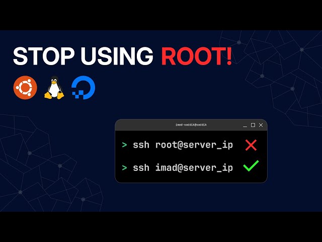 Stop using root! The secure server setup guide (DigitalOcean & SSH)