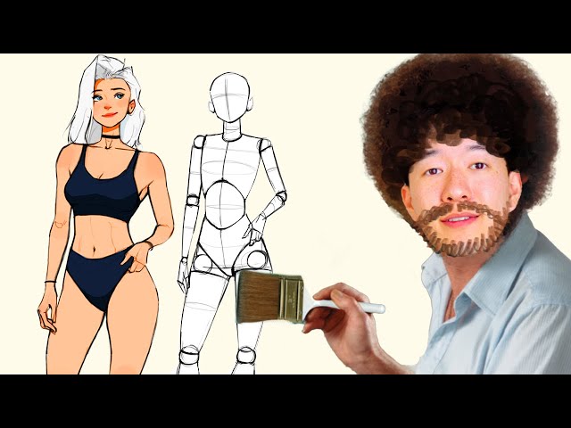 How to Draw Bodies! (Anatomy step by step beginner friendly)