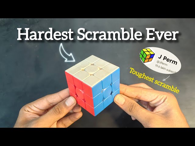 I Tried the HARDEST Rubik’s Cube Scramble EVER! 😱 | Can a Speedcuber Solve It?