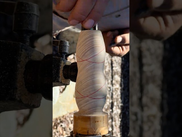 Woodturning Cypress & Veneer Pizza Server      #woodworking #woodturninglathe #handmade #diy