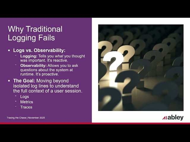 FOSS4G 2025 | Tracing the Chaos: Observability for Web Applications