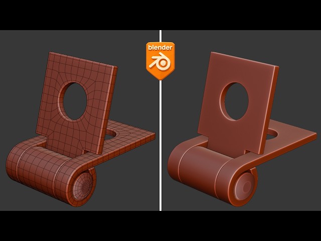 Blender Practice – Modeling a Mechanical Adjustable Hinge Connection