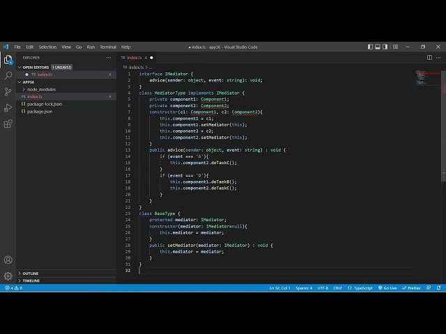 Wzorzec mediator w TypeScript