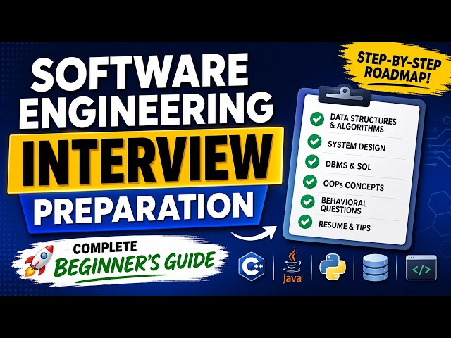 Software Engineering Interview Preparation | Complete Beginner's Guide