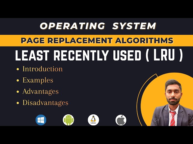 LRU Page Replacement Algorithm in Operating System | Solved Examples | B.Tech Exams | Placements
