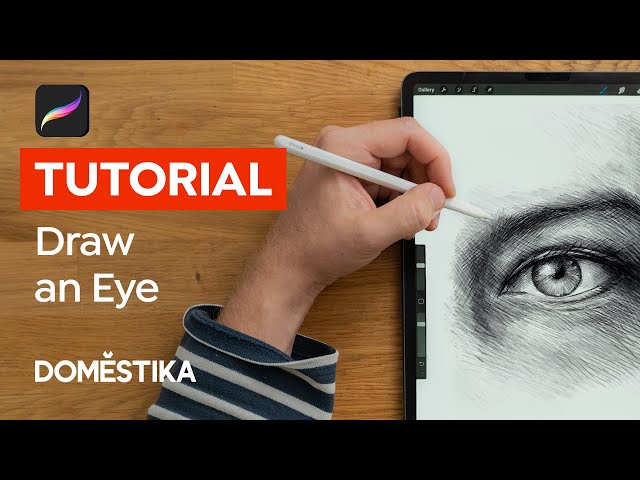 IPAD Tutorial: How to DRAW an EYE using PROCREATE Pencils - Paul Ryding | Domestika English