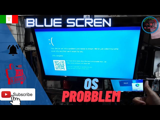 How do I fix a blue screen error on computer?