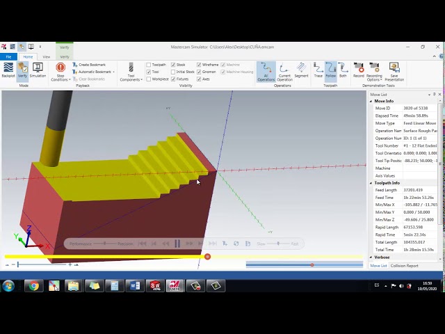 Machining Inclined Surfaces Mastercam 2019