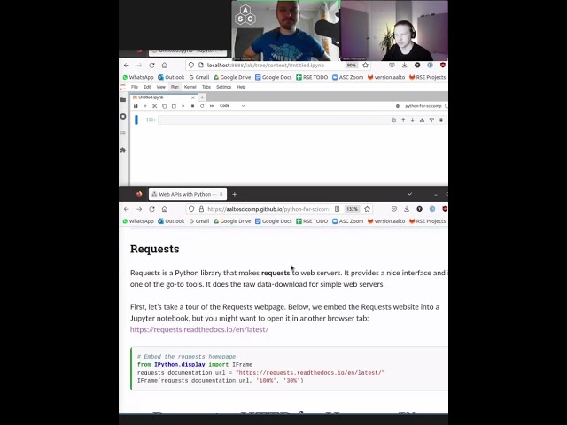 3.3 Web APIs - Python for Scientific Computing 2022