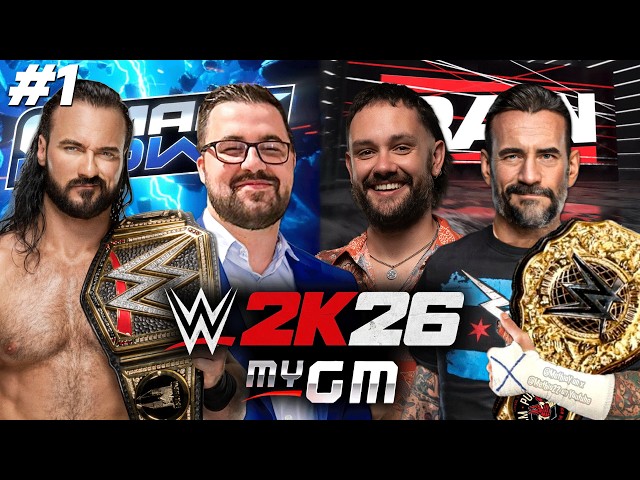 WWE 2K26 MyGM Immortal Difficulty - Our First Draft